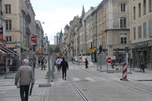 Trolley de Nancy : après la pause, retour des gros travaux