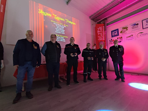 Sylvain Denoyelle et Yves Gavel décorés lors de la cérémonie des trophées de l’engagement