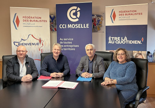 Renouvellement de convention entre la CCI de la Moselle et la Fédération des Buralistes de Moselle