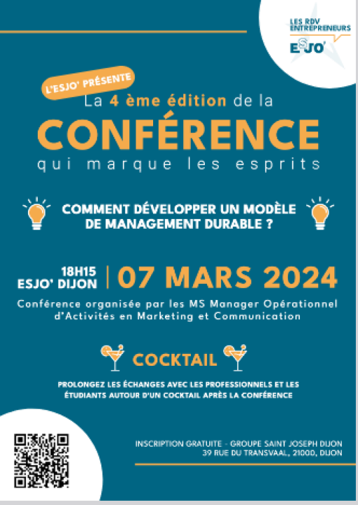 ESJO’ : une soirée table ronde dédiée au management durable bientôt à Dijon