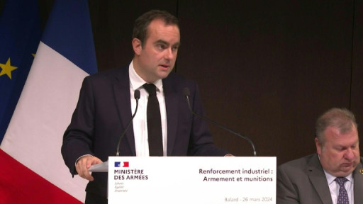 "Economie de guerre": Lecornu "n'exclut pas" de contraindre l'industrie pour accélérer la production