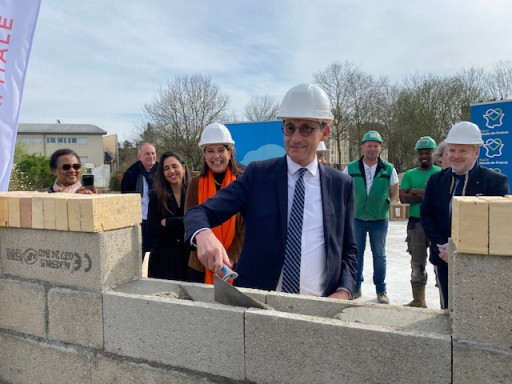 Beauvais : première brique pour Le Patio