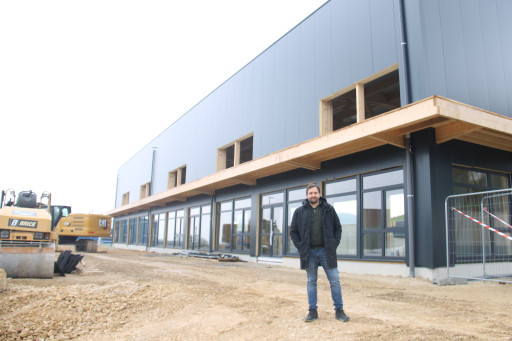 Des locaux pros en ossature bois à Seichamps