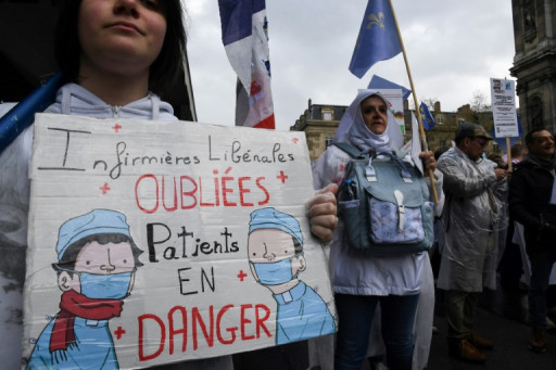 Les infirmières libérales dans la rue pour des augmentations tarifaires