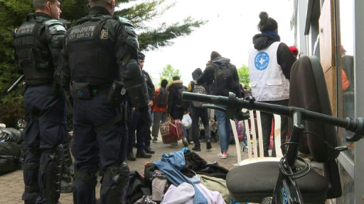 Le plus grand squat de France, au sud de Paris, évacué, avant les JO