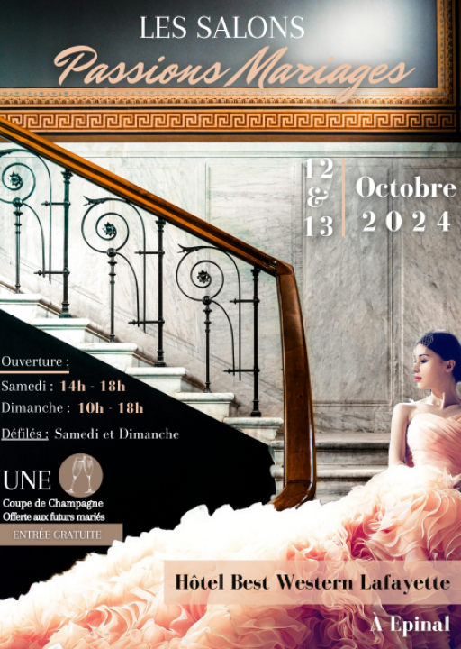 Le salon du mariage «Passions Mariages» s’invite à Épinal