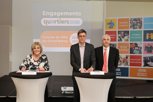 Six contrats de villes signés en Meurthe-et-Moselle