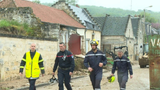 Orages : une femme tuée par une coulée de boue dans l'Aisne