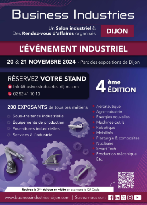 Dijon : Le Salon Business Industries est de retour pour sa 4e édition