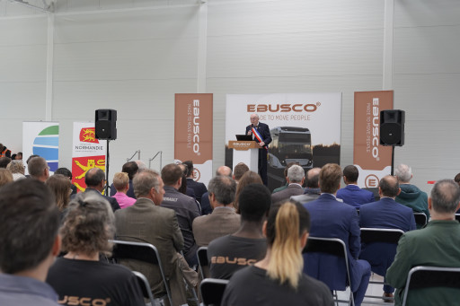 Ebusco dévoile son bus électrique innovant à Cléon