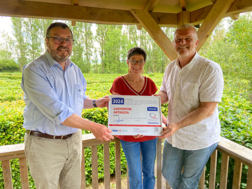 Le Labyrinthe Artmazia labellisé Normandie Qualité Tourisme