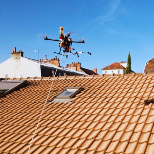 Dijon : un nettoyage écologique des toitures et façades par drone