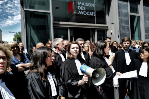 A Lyon, des avocats manifestent après l'appel d'un site d'ultradroite à "éliminer" certains d'entre eux