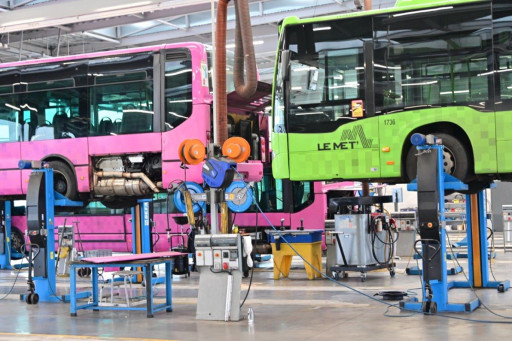 Metz : un minibus 100 % électrique en test sur le réseau Le Met’