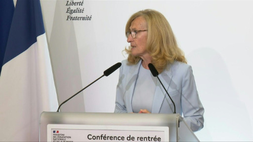 Belloubet demande que le budget de l'Education nationale soit "a minima sanctuarisé"