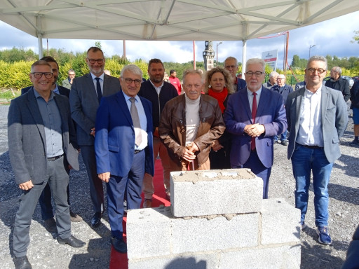 À Buire, la future usine Barat Transport est sur les rails