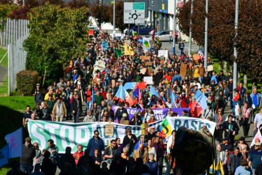 Creuse : manifestation d'opposants contre "l'industrialisation de la forêt"