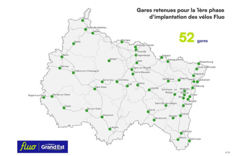 Les gares de Verdun, Commercy et Bar-le-Duc accueilleront le service de vélos en libre-service dès 2025