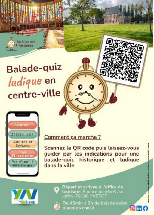 Une nouvelle offre touristique est accessible à Yvetot