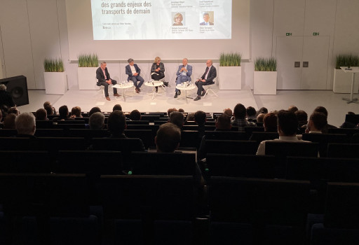 En route pour la table ronde de l'Institut des mobilités et des transports durables