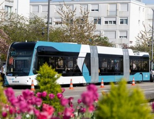 Le trolleybus de Nancy mis en service en avril 2025
