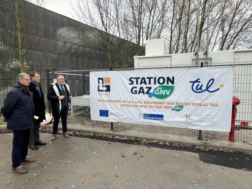 Une station BioGNV pour les transports urbains laonnois