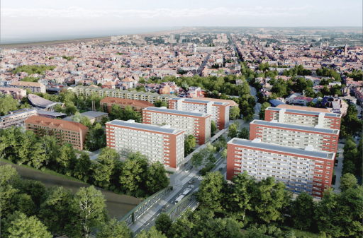 Eiffage va réhabiliter 569 logements sociaux à Dunkerque