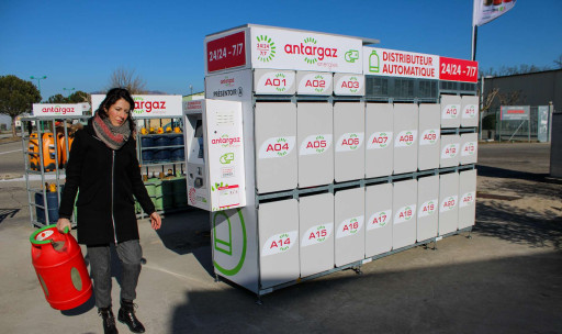 Antargaz développe son distributeur de bouteilles de gaz en libre-service