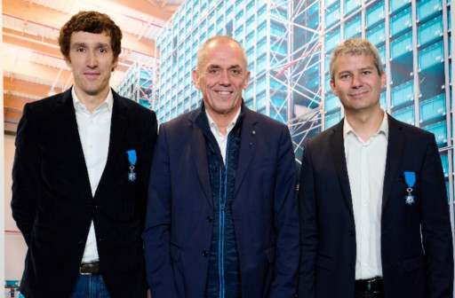 Les cofondateurs d’Exotec, Chevaliers de l'Ordre national du mérite