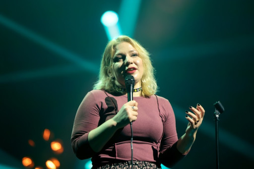 Hanna Kochehura, une humoriste ukrainienne à "fleur de peau"