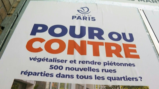 Les Parisiens disent oui aux "rues-jardin", une participation au plus bas
