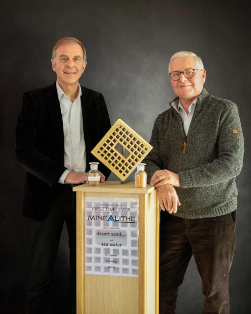 Minealithe fabrique des pierres par voie liquide