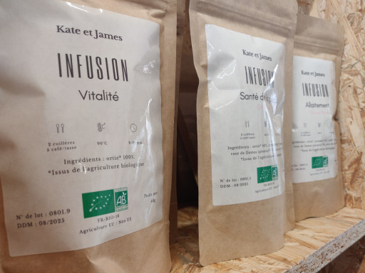 Kate et James, des tisanes et infusions bio inédites