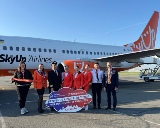 Reprise des vols SkyUp Airlines à Paris-Beauvais