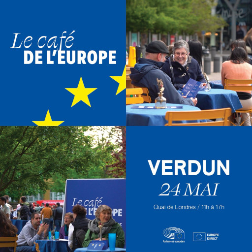 Verdun a accueilli le Café de l’Europe le 24 mai