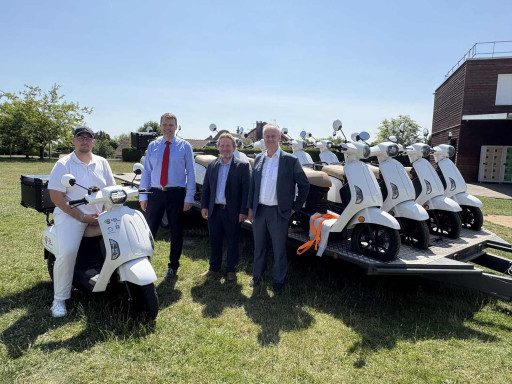 Des scooters électriques pour les apprentis du CFA Jean Bosco