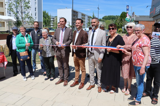 Château-Thierry : le réaménagement des espaces publics des Vaucrises inauguré