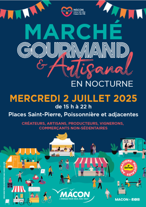 Le marché nocturne de Mâcon revient pour une 4ᵉ édition