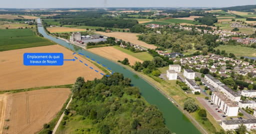 Nouveau lit, construction d'une écluse... le futur Canal grand gabarit prend forme