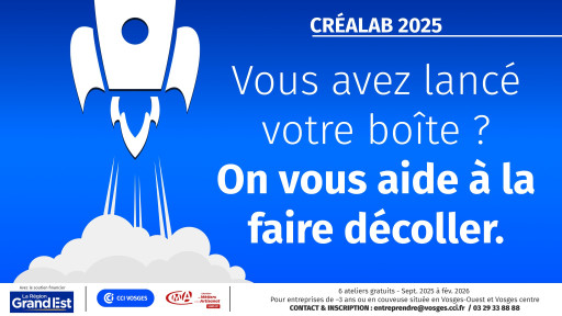 CREA Lab 2025 : les vosgiens sont invités à candidater