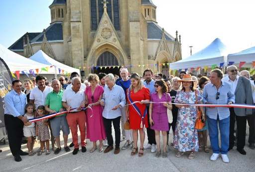 Inauguration de la requalification des abords de l'église Saint-Fiacre