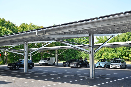 Inauguration d’un nouveau parking de covoiturage à énergie solaire à Metz-Nord