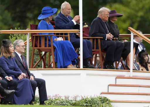 Trump se dit déçu par Poutine, à la fin de sa visite d'Etat au Royaume-Uni