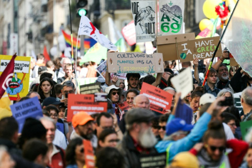 Plusieurs milliers de manifestants en France en faveur du climat et de la justice sociale