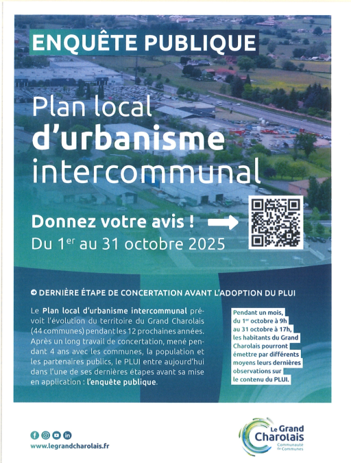 Enquête publique sur le PLUi à Charolles