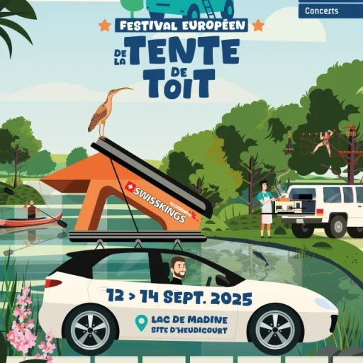La Meuse accueille le Festival Européen de la Tente de Toit au Lac de Madine