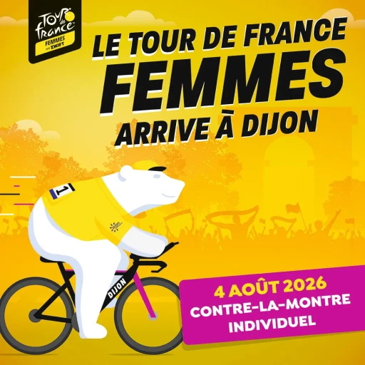 Dijon accueillera le Tour de France Femmes en 2026