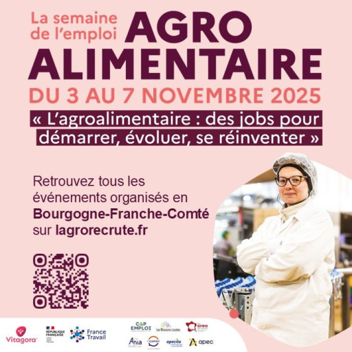 Semaine nationale de l’emploi agroalimentaire : la Bourgogne Franche-Comté se mobilise