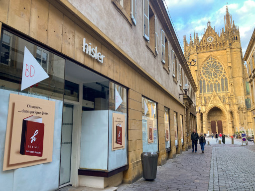 Metz : après l’incendie de novembre 2024, réouverture imminente pour la librairie Hisler !