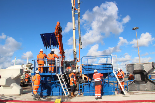 Au Havre, 20 000 accropodes en fabrication pour la chatière de Port 2000